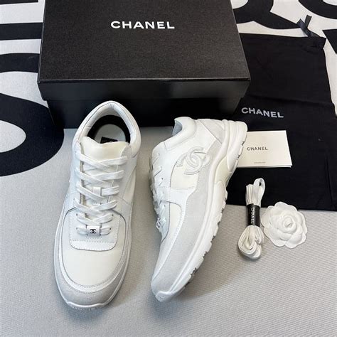 chanel men's trainers|chanel low top trainer white.